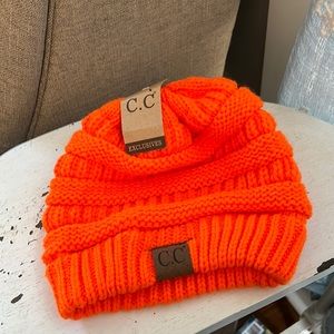 Orange C.C Beanie
